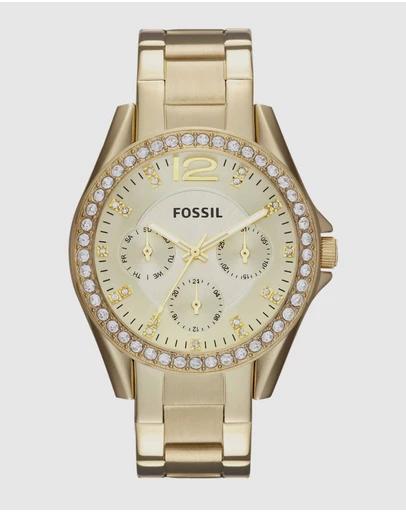 Riley Gold-Tone Analogue Watch