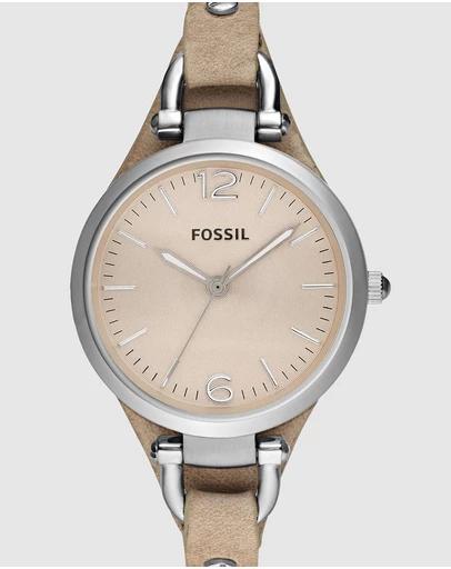 Georgia Brown Analogue Watch