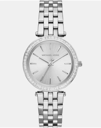 Mini Darci Silver-Tone Analogue Watch MK3364